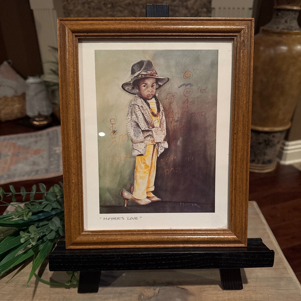 Black History Mother’s Love by Eluster Richardson Print.